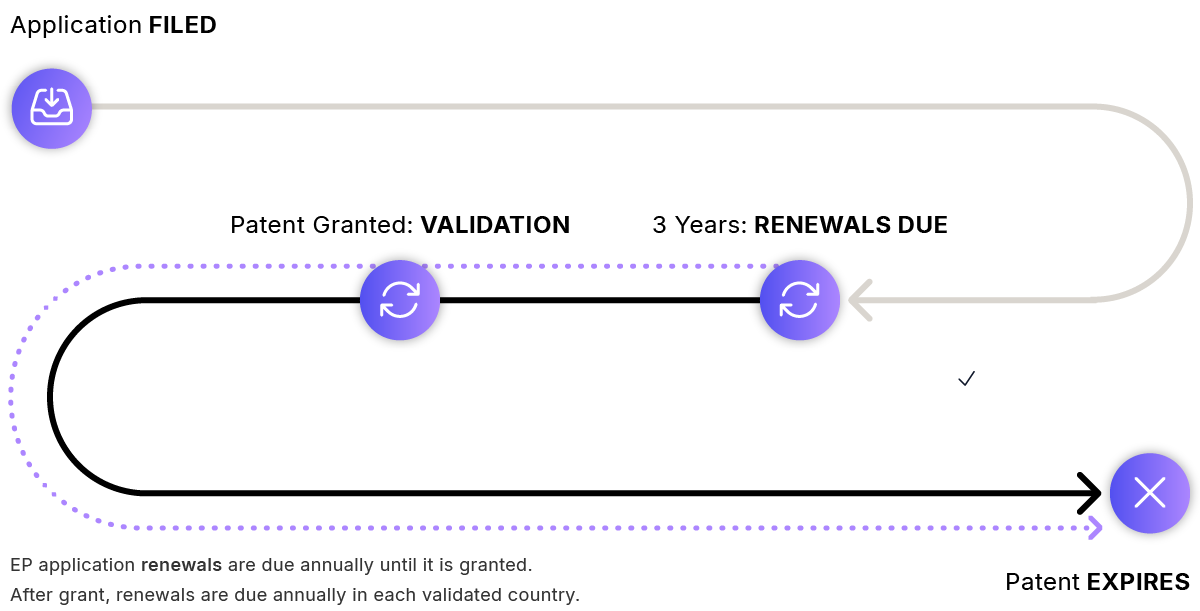 Country Guide Process flows_Patent Annuities - Process - EUROPE